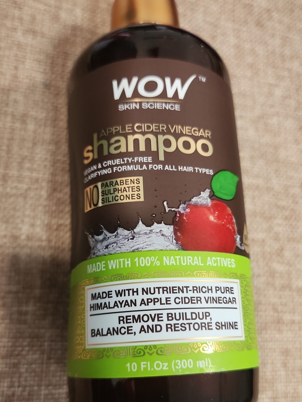WOW Skin Science Apple Cider Vinegar Shampoo